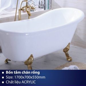 Bồn tắm chân rồng Varino BT01